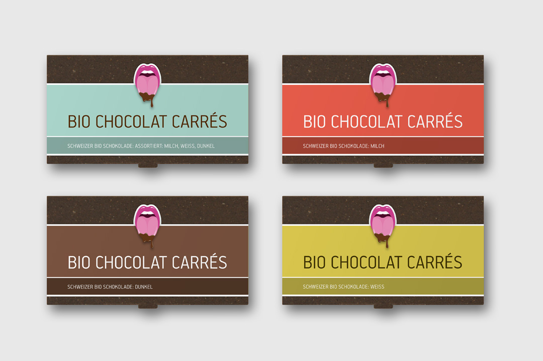 Berner Bio Schokolade Verpackungsdesign
